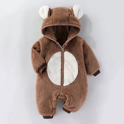 Baby Jumpsuit Autumn Winter Thick Warm