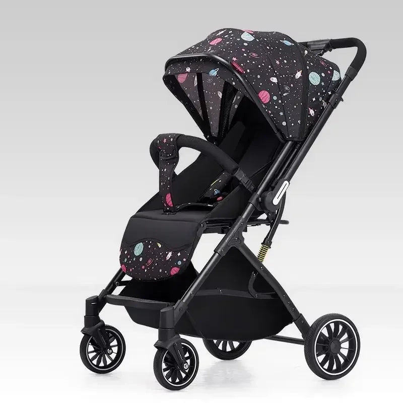 Two-way Lightweight High-view Baby Stroller