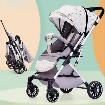 Two-way Lightweight High-view Baby Stroller