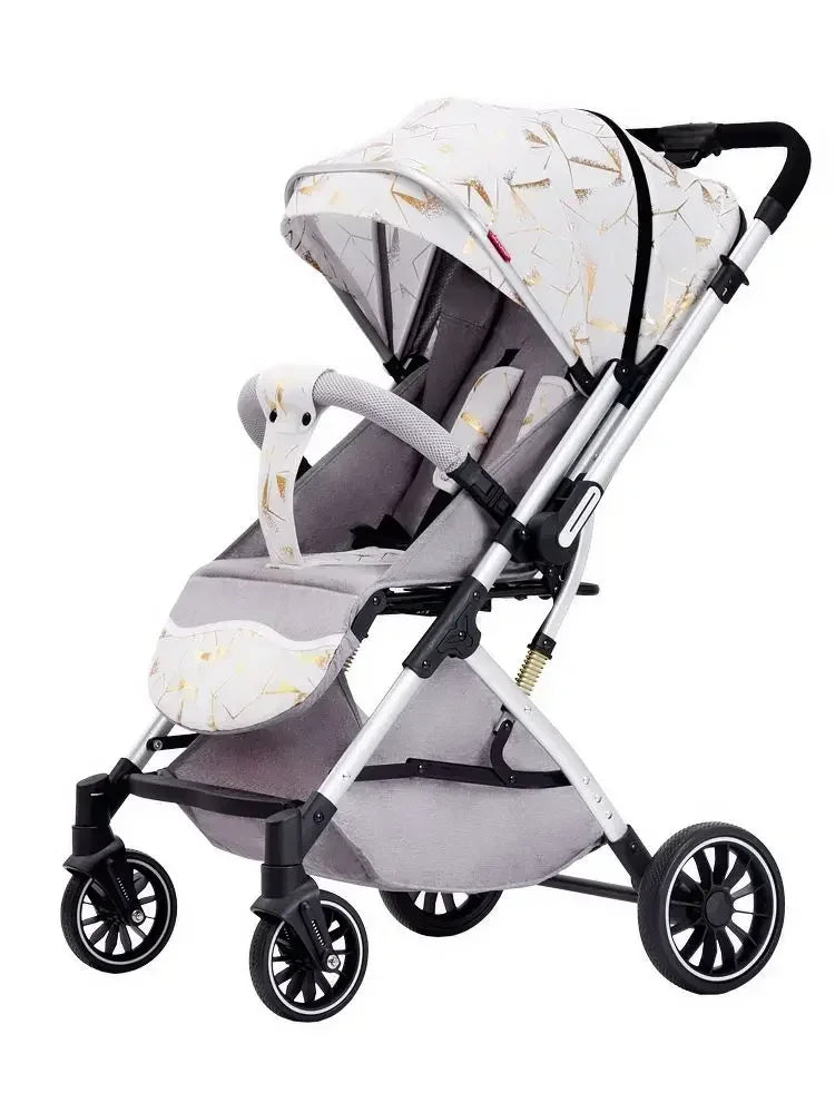 Two-way Lightweight High-view Baby Stroller