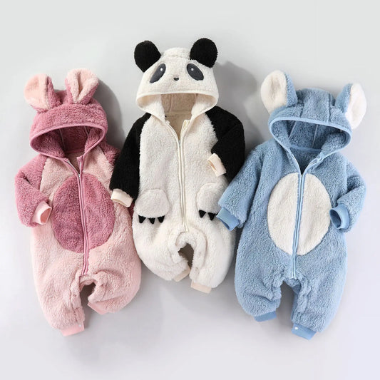 Baby Jumpsuit Autumn Winter Thick Warm