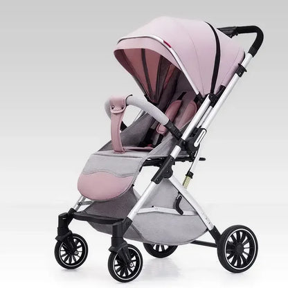 Two-way Lightweight High-view Baby Stroller